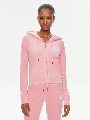 Juicy Couture Bluza Madison JCWAS23329 Różowy Slim Fit