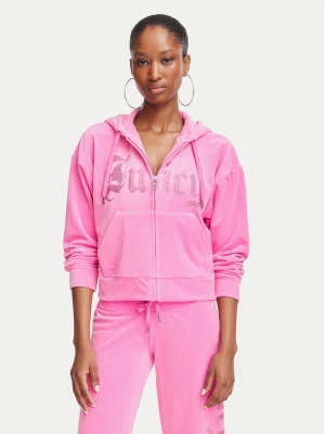 Juicy Couture Bluza Old Gothic JCWAS226333 Różowy Slim Fit