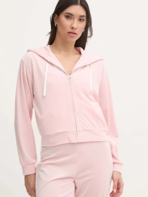 Juicy Couture bluza piżamowa LIV RIB VELOUR HOODIE