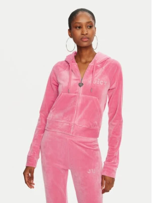 Juicy Couture Bluza Regal Madison JCBAS224828 Różowy Slim Fit