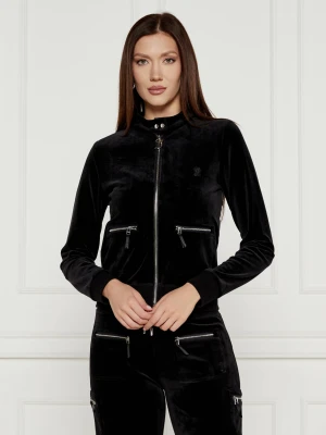 Juicy Couture Bluza RIVER MOTO | Slim Fit czarny