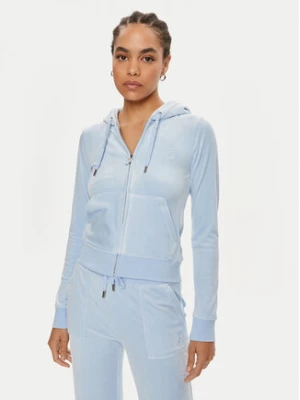 Juicy Couture Bluza Robertson JCAP176 Błękitny Slim Fit