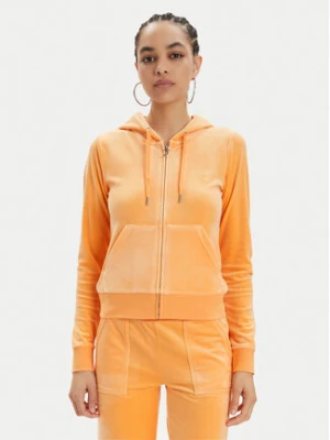 Juicy Couture Bluza Robertson JCAP176 Pomarańczowy Slim Fit