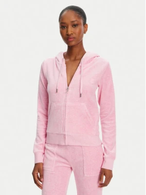 Juicy Couture Bluza Robertson JCAP176 Różowy Slim Fit