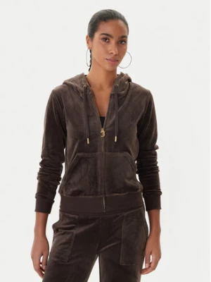 Juicy Couture Bluza Robertson JCAP176G Brązowy Slim Fit