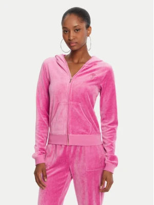 Juicy Couture Bluza Robyn JCSEBJ007G Różowy Slim Fit