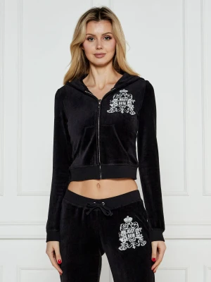 Juicy Couture Bluza ROBYN JUICY NOW | Cropped Fit czarny