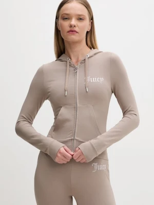 Juicy Couture bluza rozpinana damska z bawełną OOLA HOODIE