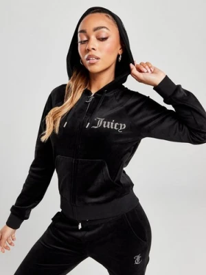 Zdjęcie produktu Juicy Couture Bluza Rozpinana Z Kapturem Dmnt Blk