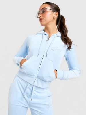 Juicy Couture Bluza Rozpinana Z Kapturem Script Vl