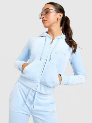 Juicy Couture Bluza Rozpinana Z Kapturem Script Vl