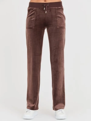 JUICY COUTURE Brązowe spodnie Del Ray Pocket Pant