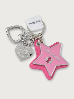 Juicy Couture brelok damski STAR różowy