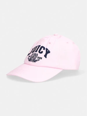 Juicy Couture czapka z daszkiem damska bawełniana CREST CAP