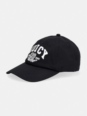 Juicy Couture czapka z daszkiem damska bawełniana CREST CAP