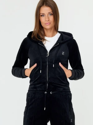 JUICY COUTURE Czarna damska bluza Madison, Rozmiar L