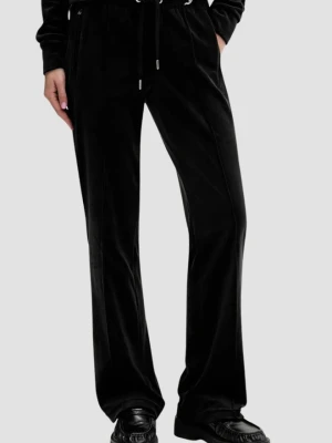 JUICY COUTURE Czarne spodnie dresowe z cyrkoniami Tina, Rozmiar S