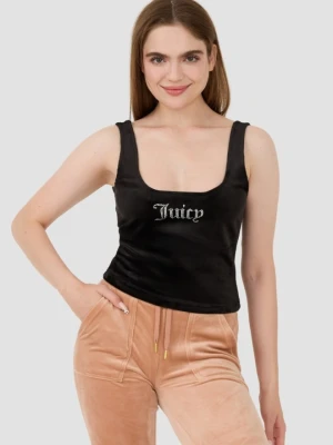 JUICY COUTURE Czarny damski top Bromley, Rozmiar S
