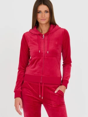 JUICY COUTURE Czerwona damska bluza Robertson, Rozmiar M