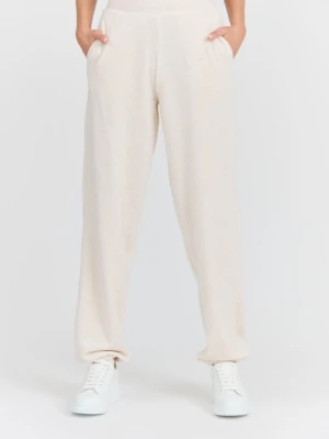 JUICY COUTURE Damskie beżowe spodnie dresowe Davidson Gold, Rozmiar XS