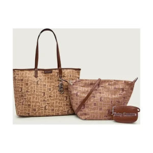Juicy Couture Dwustronna shopperka 2w1 + saszetka Joan