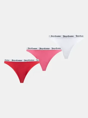 Juicy Couture figi DIDDY BRIEF 3PK 3-pack kolor biały JCLBR224572