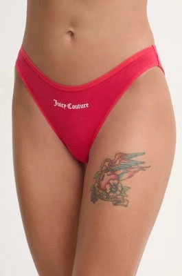 Juicy Couture figi JUICY SLOGAN DIDDY BRIEF kolor czerwony JCTBR125955