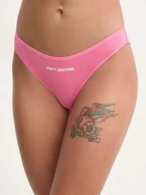 Juicy Couture figi JUICY SLOGAN DIDDY BRIEF kolor różowy JCTBR125955