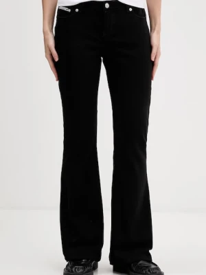 Juicy Couture jeansy flare damskie LOW RISE BOOTCU