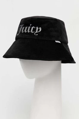Juicy Couture kapelusz welurowy kolor czarny