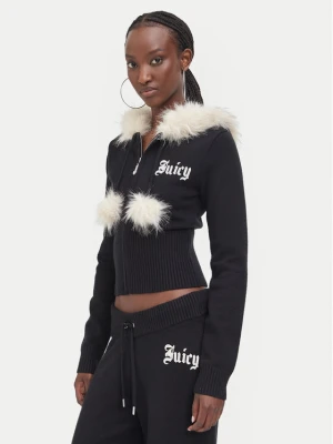 Juicy Couture Kardigan JCWAS226309 Czarny Regular Fit