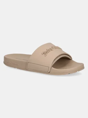 Juicy Couture klapki BREANNA damskie kolor beżowy JCAY121047