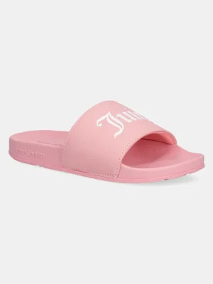 Juicy Couture klapki CARMEN damskie kolor różowy JCFYL124029