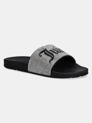 Juicy Couture klapki DONNA DIAMANTE damskie kolor srebrny JCFYL222054