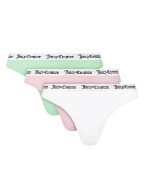 Juicy Couture Komplet 3 par stringów JCLTH224571 Kolorowy