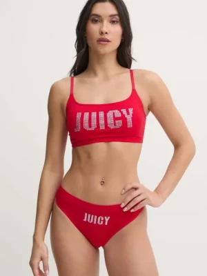 Juicy Couture komplet JUICY SLOGAN BRALETTE kolor czerwony JCTUS125957