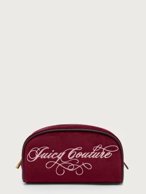 Juicy Couture kosmetyczka damska welurowa TAYLOR bordowy