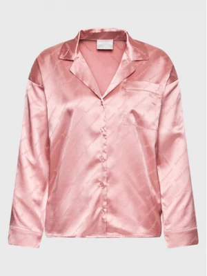Juicy Couture Koszulka piżamowa Paquita Monogram JCLK222018 Różowy Regular Fit