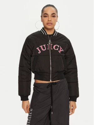 Juicy Couture Kurtka bomber Kelsey JCOIJ224557 Czarny Regular Fit