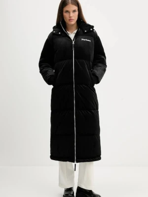 Juicy Couture kurtka welurowa kolor czarny zimowa JCOIJ225552