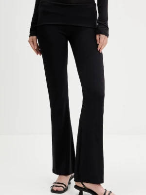 Juicy Couture legginsy damskie kolor czarny gładkie JCWBJ225314