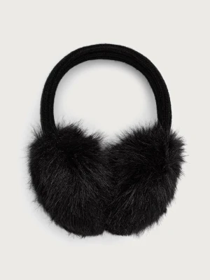 Juicy Couture nauszniki damskie FAUX FUR czarny