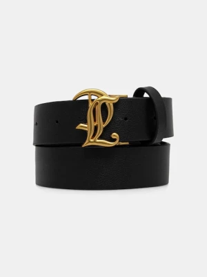 Juicy Couture pasek skórzany JC damski kolor czarny WIJJ98537WL7