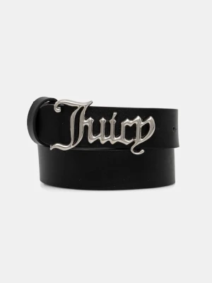 Juicy Couture pasek skórzany JC damski kolor czarny WIJJ98539WL7