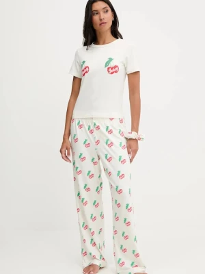Juicy Couture piżama damska kolor beżowy JCLPJ225515