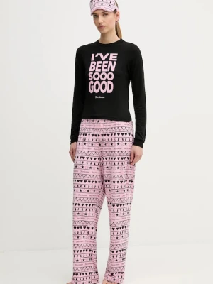 Juicy Couture piżama damska kolor czarny JCYPJ126851