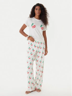 Juicy Couture Piżama JCLPJ225515 Écru Regular Fit