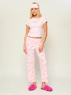 Juicy Couture Piżama+opaska | Regular Fit różowy