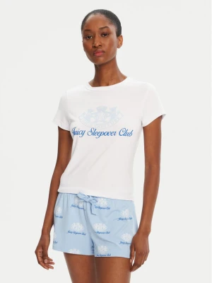 Juicy Couture Piżama Sleepover Club JCLPJ225501 Błękitny Regular Fit Niebieski jasny