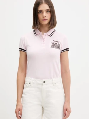 Juicy Couture polo damskie bawełniane POLO TOP